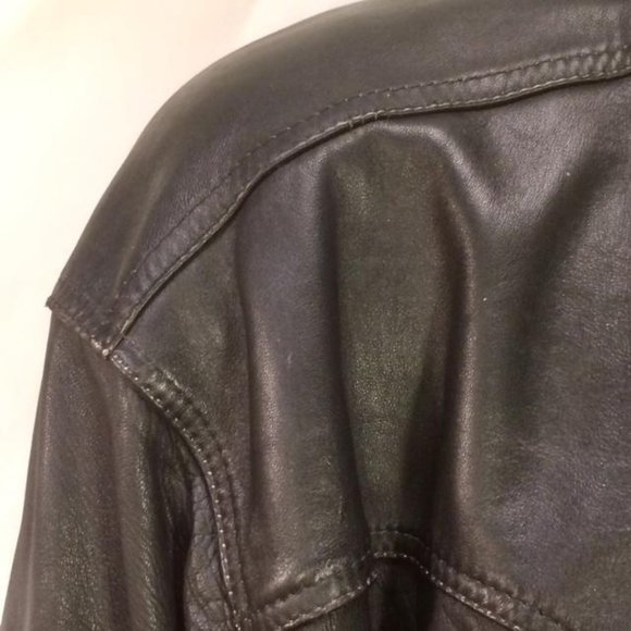 Vintage Dior Men's Parka Leather Jacket - Picture 11 of 16